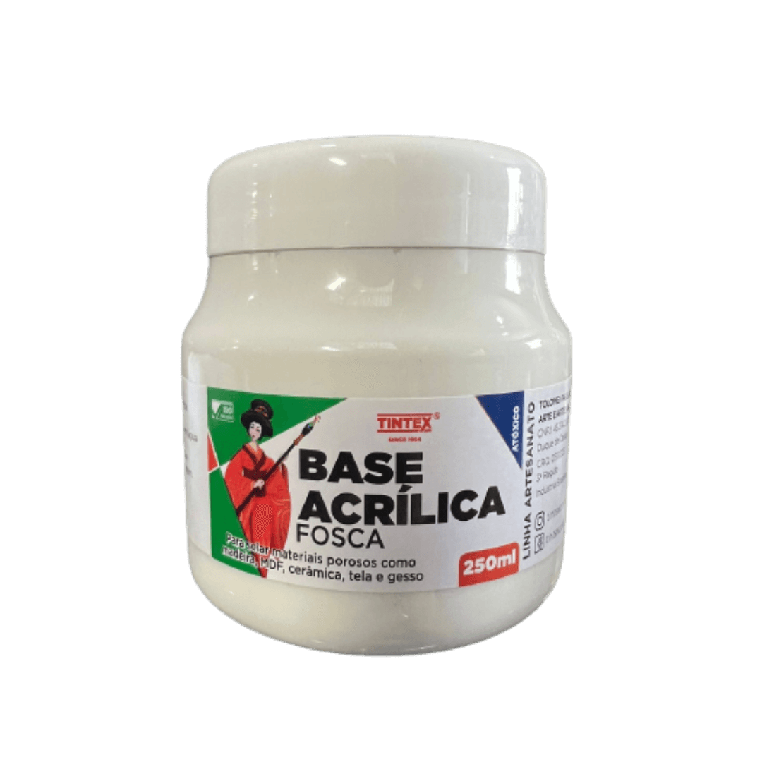 Base acrílica fosca de 250ml