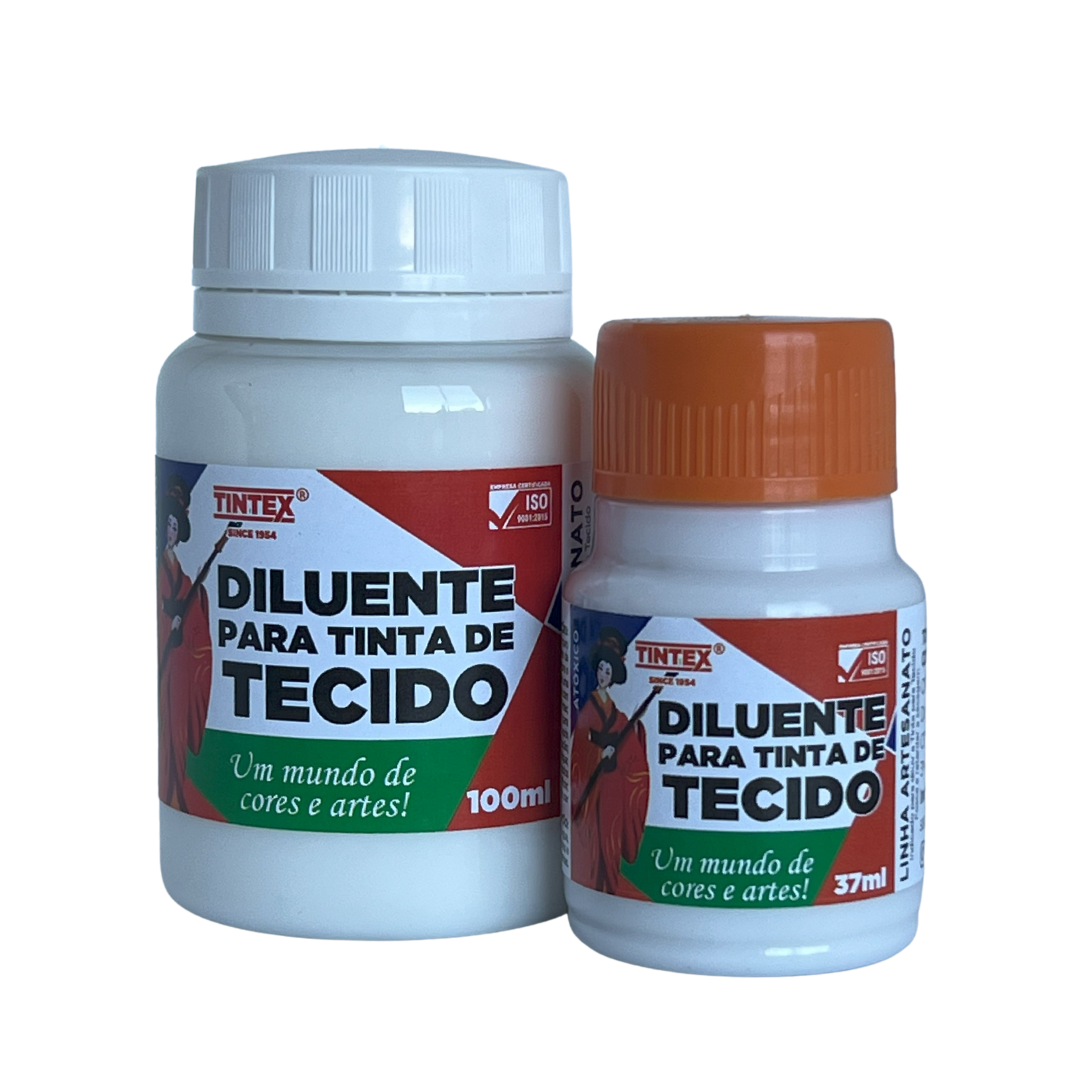 Todos os tamanhos de diluentes de tinta para tecidos