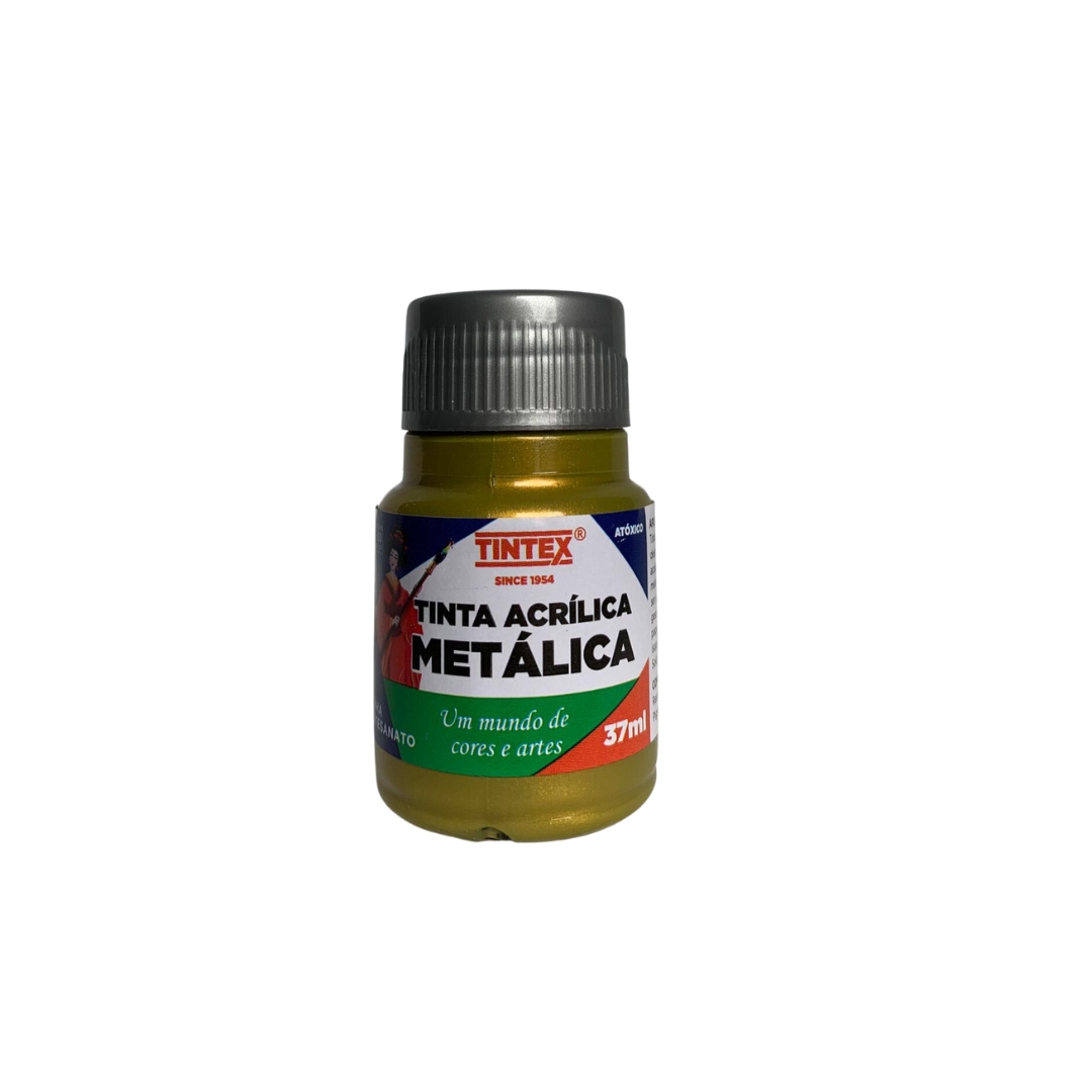 Tinta acrílica metalica de 37ml